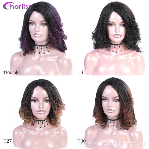 Wholesale Hot Selling Black Yaki Kinky Straight Afro Wig For Black Women Cheap Synthetic Hair Women's Wigs Cosplay Wig